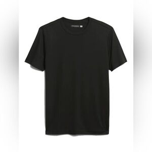 NWT Banana Republic Luxury Touch Performance Black T-Shirt